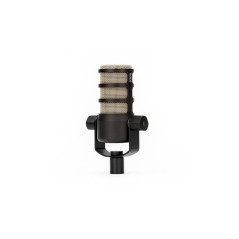 RDE PodMic Microphone -57dBVPascal Cardioid Black/Silver | Superior Sound Quality for Podcasts & Streaming